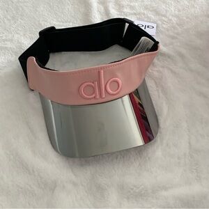 ALO Yoga Pink and Silver Women's Visor